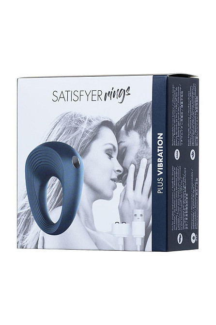 Ерекційне віброкільце Satisfyer Power Ring, класична форма, перезаряджуване, потужне Sex Aura Київ - фото 4