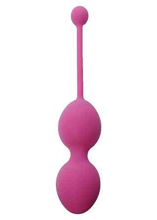 Вагинальные шарики - Silicone Kegel Balls Dark Pink, 32 мм, 200 г Sex Aura Киев