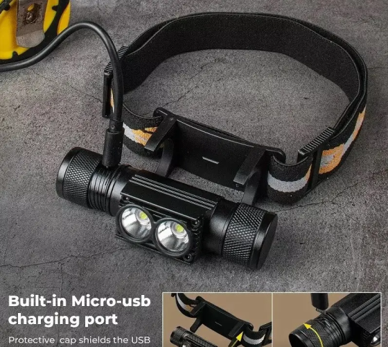 Налобный фонарь Sofirn H25S 1200лм USB-C (аккумулятор 18650 на 2200мАч) Винница