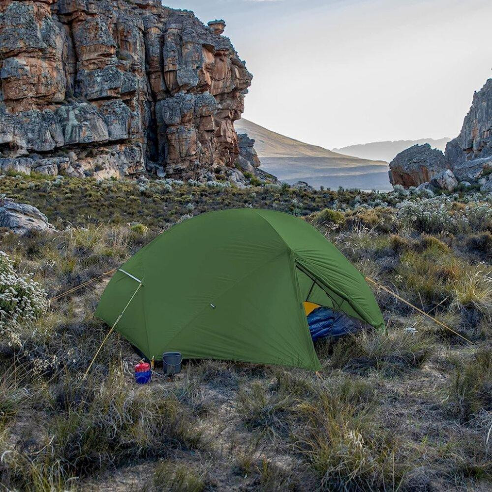 Намет двомісний легкий Naturehike Mongar 210T UL NH19M002-J (Зелений) Київ - фото 7