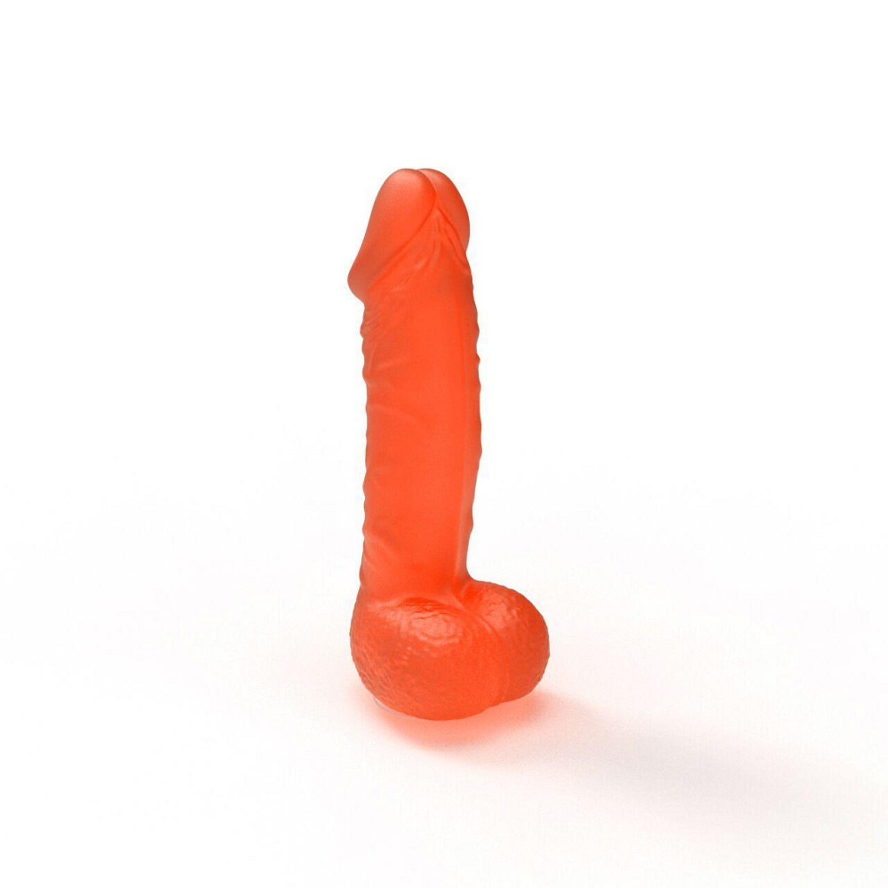 Крафтове мило-член із присоскою Чистий Кайф LARGE Orange, натуральне Sex Aura Київ - фото 3