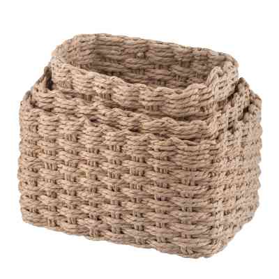 Кошик для зберігання Ardesto Prestigio Плетені Бежеві 3 шт. 3.3 / 2.2 / 1.4 л (ARHC2505BE) Вінниця