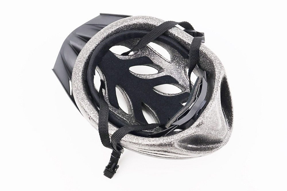 Шолом велосипедний M (54-57 см) знімний козирок, 12 вент. отворів, чорний MJ-004 Київ - фото 3