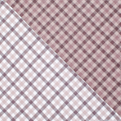 Постільна білизна Home Line Фланель Клітинка сіро-рожевий/фрезовий полуторний (179192) Вінниця - фото 3