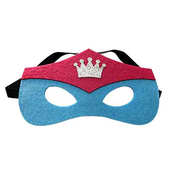 Дитяча маска з фетру Корона one size різнобарвний Київ