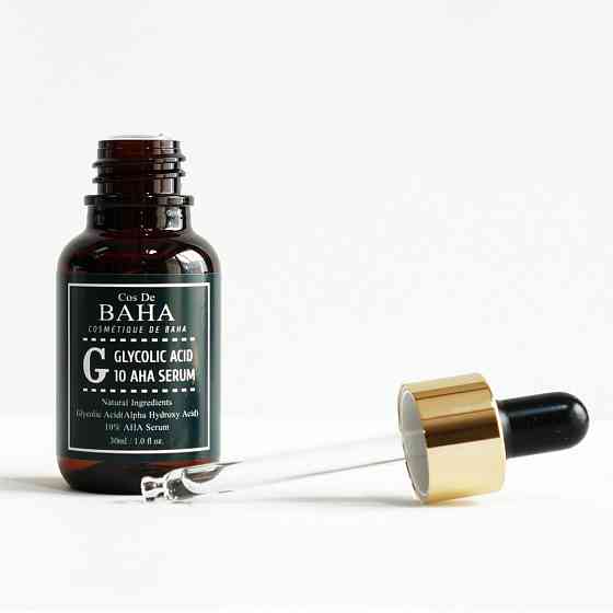 Сироватка з гліколевою кислотою для проблемної шкіри Glycolic Acid 10 AHA Serum Cos De Baha 30 мл Вінниця