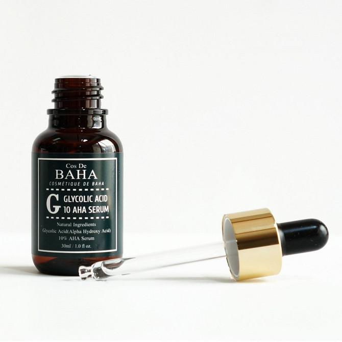 Сироватка з гліколевою кислотою для проблемної шкіри Glycolic Acid 10 AHA Serum Cos De Baha 30 мл Вінниця - фото 2