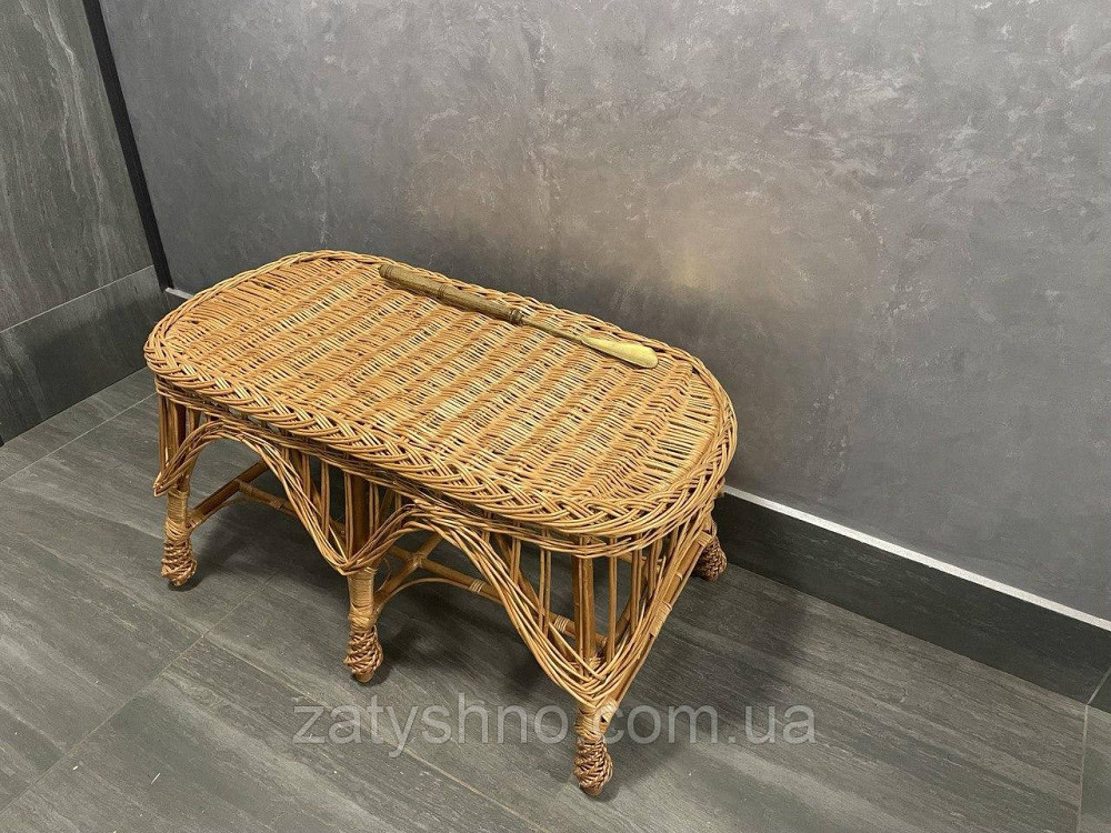 Лавка плетеная в коридор Киев - изображение 5