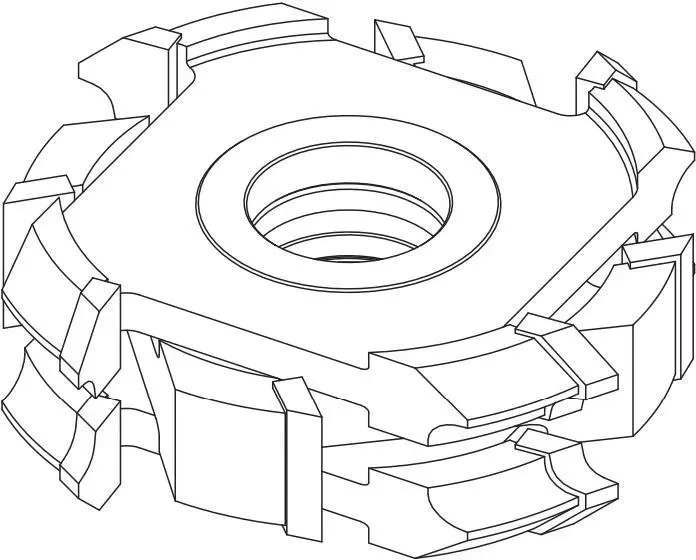 Faba Zestaw Frezów Do Fazowania I Zaokrąglania Z4 Hss 134X30Xh26-60mm R5 45° FP0600S1340001 Київ - фото 1