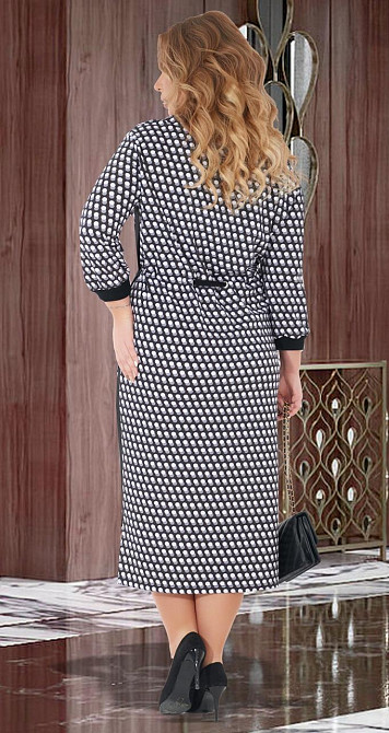 Стильне плаття великого розміру на змійці (50) Київ - фото 3