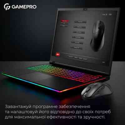 Мишка GamePro Asgard Surt Wireless/Bluetooth/USB Black (GM017B) Вінниця