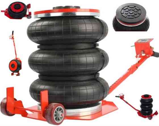 MJ-449 Пневматичний підкатний домкрат 5т з вакуумною подушкою, регулювання висоти, безпечний Одеса