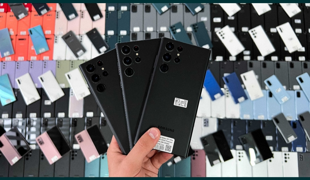 Смартфон Samsung Galaxy S22 Ultra 5G 8/128Gb Phantom Black Trabe in Киев - изображение 1