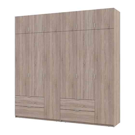 Шкаф для одежды Doros Лукас Дуб сонома 3+3 ДСП 240х50х240 DRS-011703 (42005107) Днепр