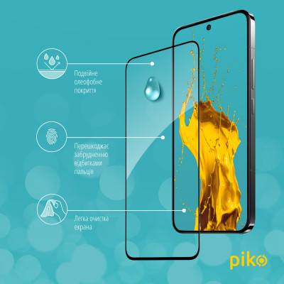 Стекло защитное Piko Full Glue Xiaomi 14 Black (1283126591242) Винница - изображение 4