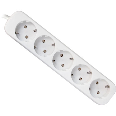 Мережевий подовжувач Defender E518 1.8 m 5 роз white (99229) Вінниця - фото 1