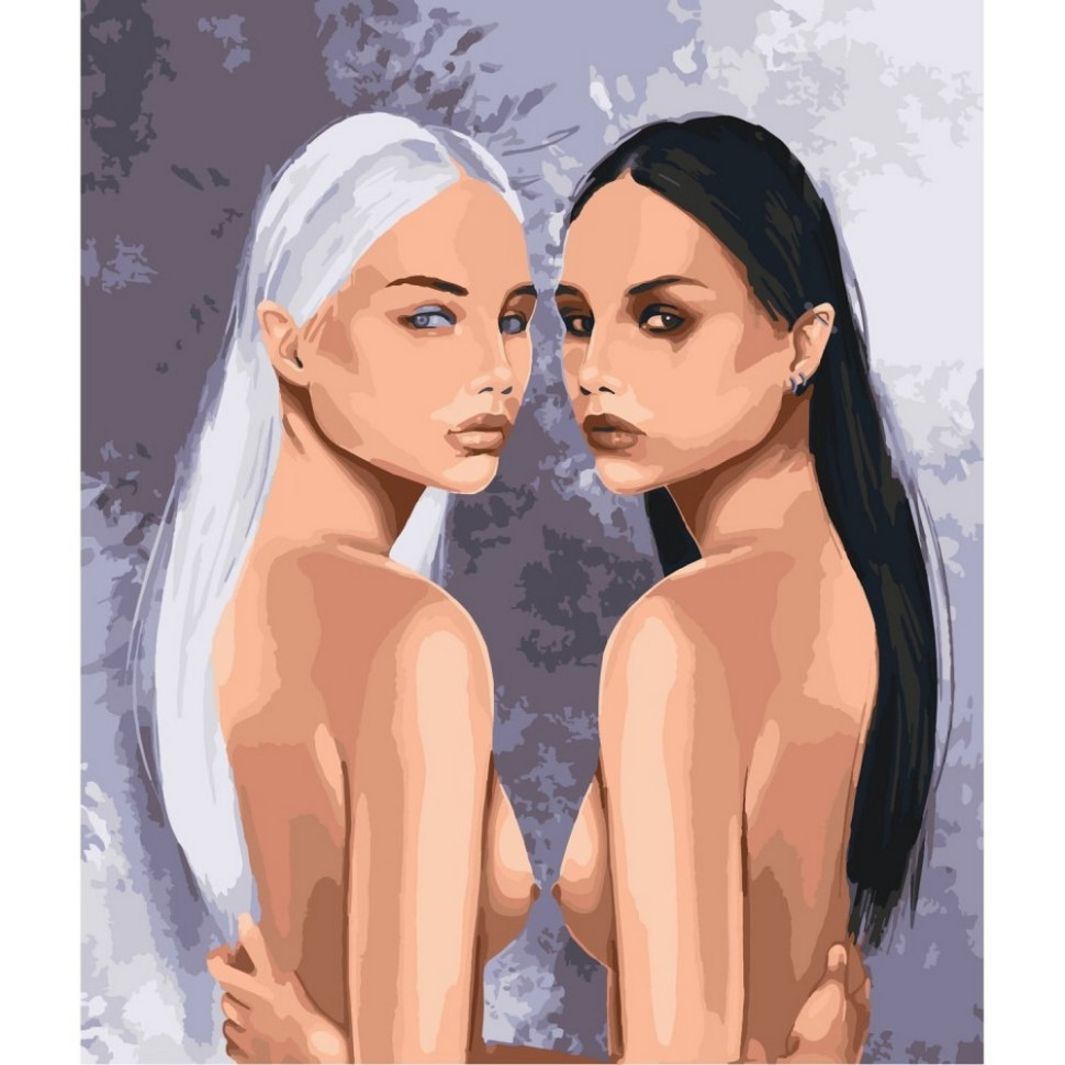 Картина за номерами "Протилежності" ©VALLERONY 10121-AC 40x50 см Вінниця - фото 1