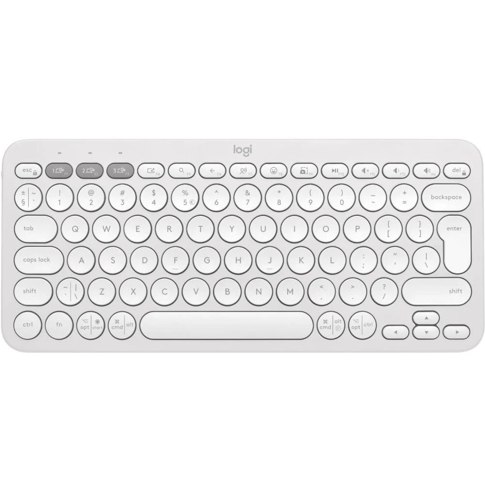Клавіатура Logitech Pebble Keys 2 K380s White (920-011852) Білий Харьков - изображение 1