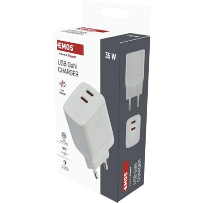 Зарядное устройство EMOS V03G35 2xUSB-C 15W GaN (V03G35) Винница - изображение 10