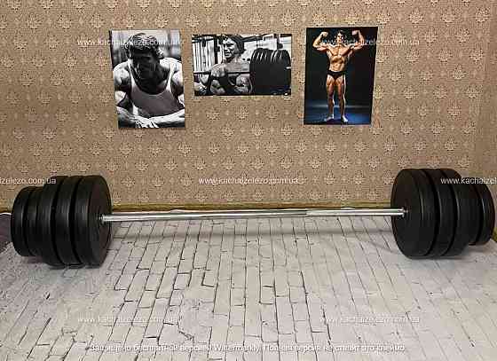 Штанга наборная на 100 кг Гантели, гири, штанги и диски в ударостойком пластике Киев