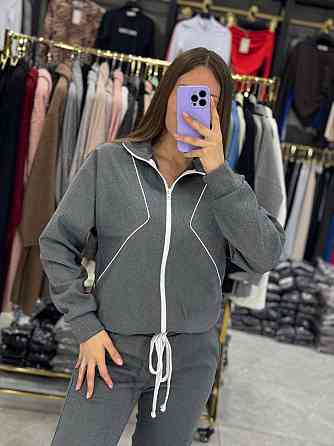 Стильний жіночий повсякденний костюм Кашемір на вовняній основі. Графіт, 42/44 Одеса