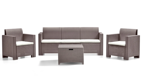 Набір садових меблів BICA Nebraska 3, бежево-сірий Київ