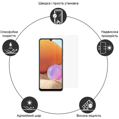 Стекло защитное Drobak ZTE Blade A35 (383809) Винница - изображение 3