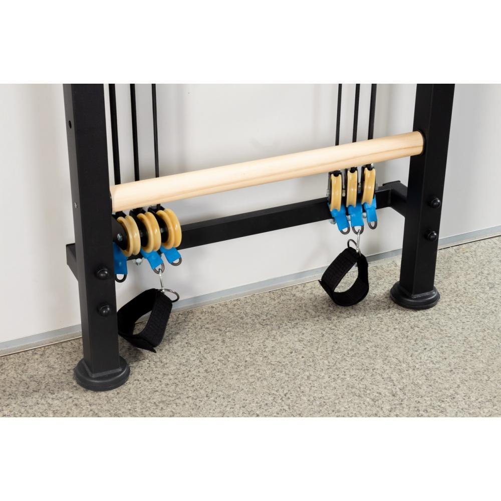 Шведская стенка с эспандерами спортивная для детей и взрослых усиленная металлическая для семьи в квартиру Кам'янське - фото 7