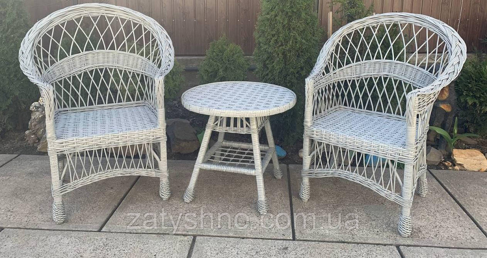 Мебель из лозы серая крашеная Киев - изображение 1