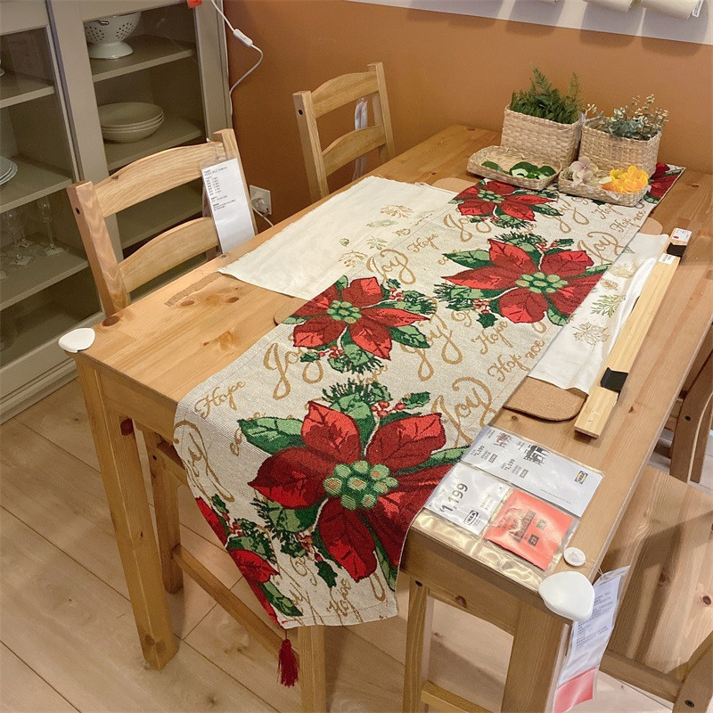 Скатертина новорічна доріжка 160 на 33 см різнобарвний Київ - фото 16