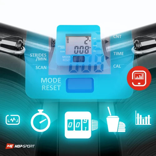 Степпер HS-045S Slim для домашніх тренувань фітнесу, кардіо та схуднення, компактний тренажер для ніг і сідниць Київ - фото 9