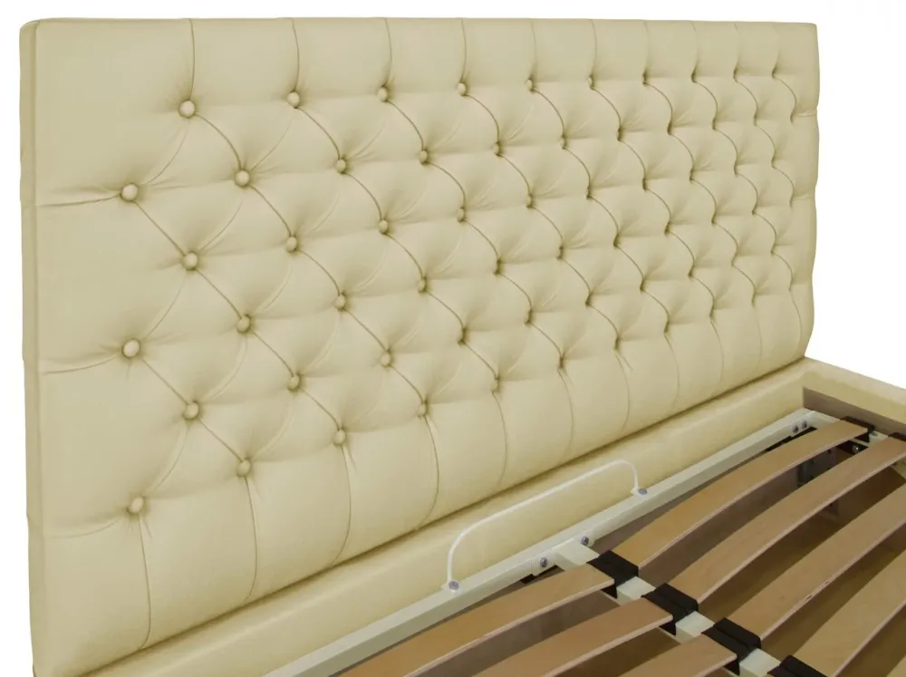 Кровать Двуспальная Cambridge Comfort 160 х 200 см Fly 2207 A1 С подъемным механизмом и нишей для белья Бежевый Днепр - изображение 12