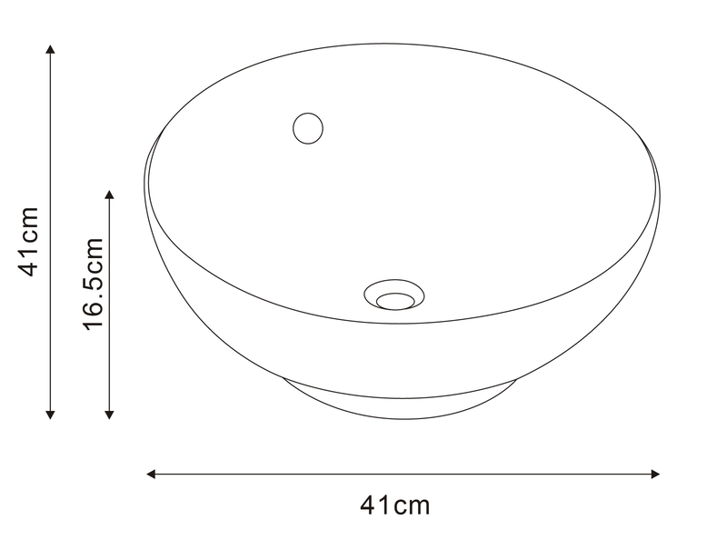 Раковина накладна Mixxus Premium TOPPER-0201 GRAY 410x410x165mm з переливом   ( MP6649 ) 34726 Харьков - изображение 9