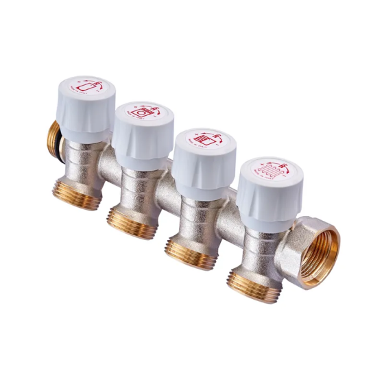 Колектор для теплої підлоги на 4 вих. Roho R809-04 - 3/4"x3/4" EK (RO0251) Київ