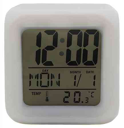 Годинники електронні CX-508 з температурою та підсвіткою Кубик 3*AAA 1246 Дніпро