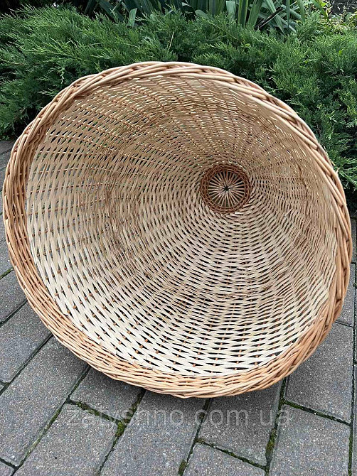 Люстра плетеная из лозы под плафон Киев - изображение 1