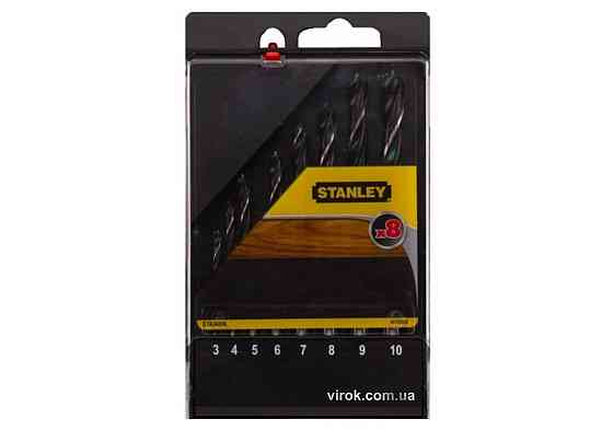 Набір свердл по дереву STANLEY : Ø= 3-10 мм. 8 шт. Одеса