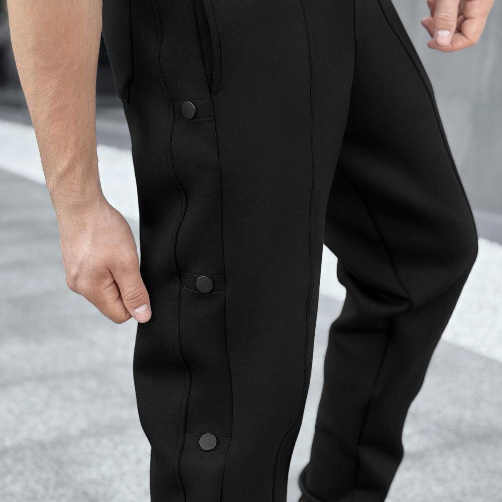 Чоловічі чорні джогери Pobedov Flex Київ - фото 2