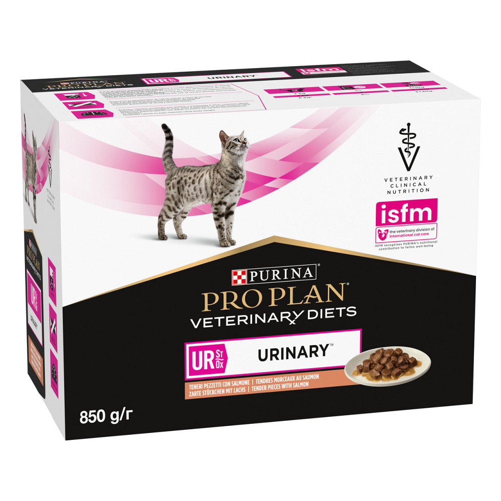Влажный диетический корм PRO PLAN VETERINARY DIETS UR ST/OX Urinary для взрослых кошек для растворения и снижения образования струвитных камней, кусоч Киев - изображение 3