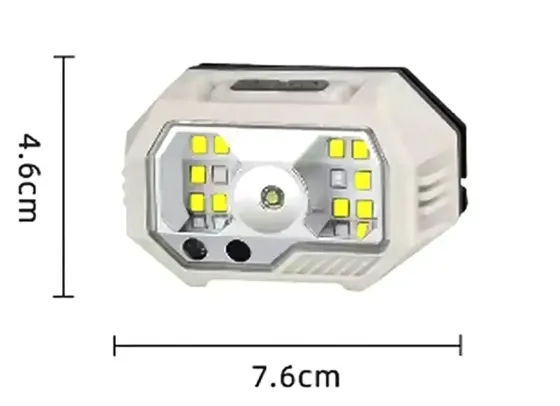 Налобний ліхтар Bailong SH-S21 Type-C з датчиком руху, 7 режимів, LED XPE+COB, акумулятор Одеса