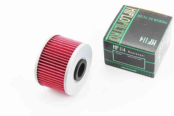 Фільтр-елемент масляний HF114 (69x47мм) HONDA Pioneer, SXS, TRX 400-1000, ATV Київ