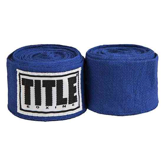 Бинти для боксу TITLE Boxing Select 180" Semi Elastic Mexican Royal (4.5м.) Каменское