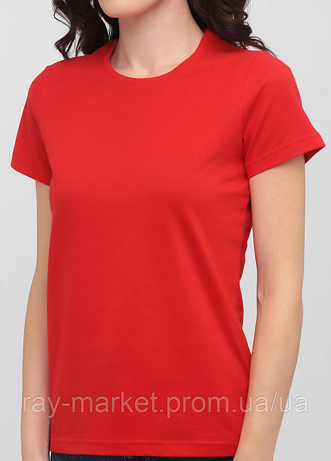 Футболка базовая Stedman Classic-T Unisex женская приталенная красная (ST2600-SRE) Киев - изображение 2