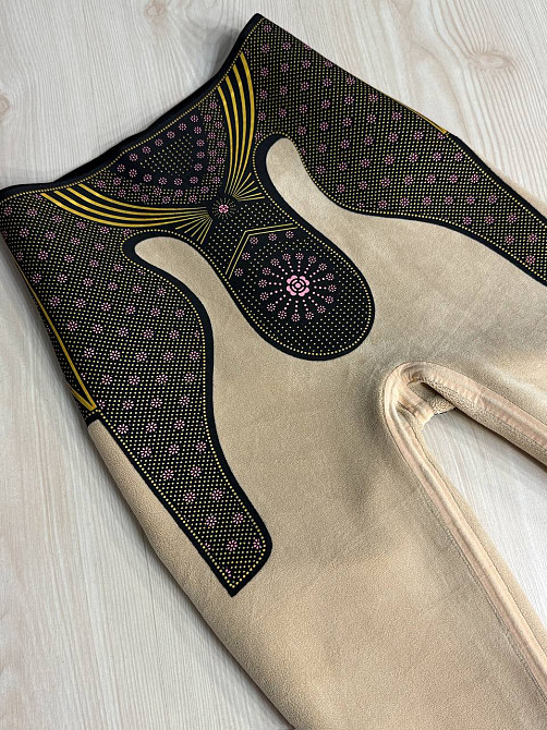 Лосины женские Kenalin W-29-1 утепленые на флисе с утяжкой и push up черные, черный, SM Киев - изображение 8