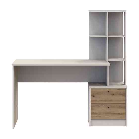 Офісний стіл Doros Т7 Кашемір/Дуб Евок 136х55х138 (DRS-011513) Львів