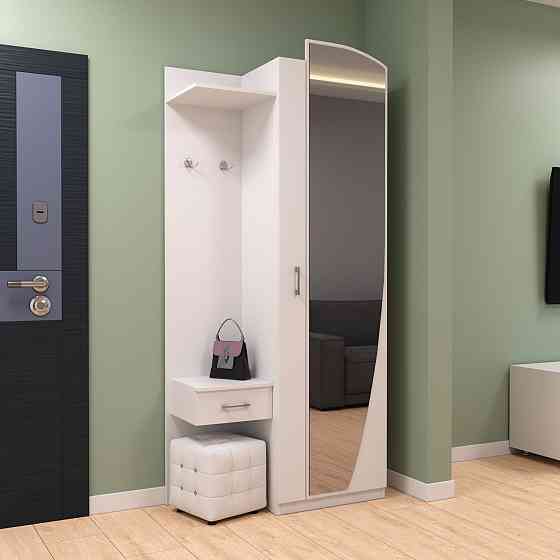 Прихожая Соло-1, Белый, 1000/400/2140 Львов