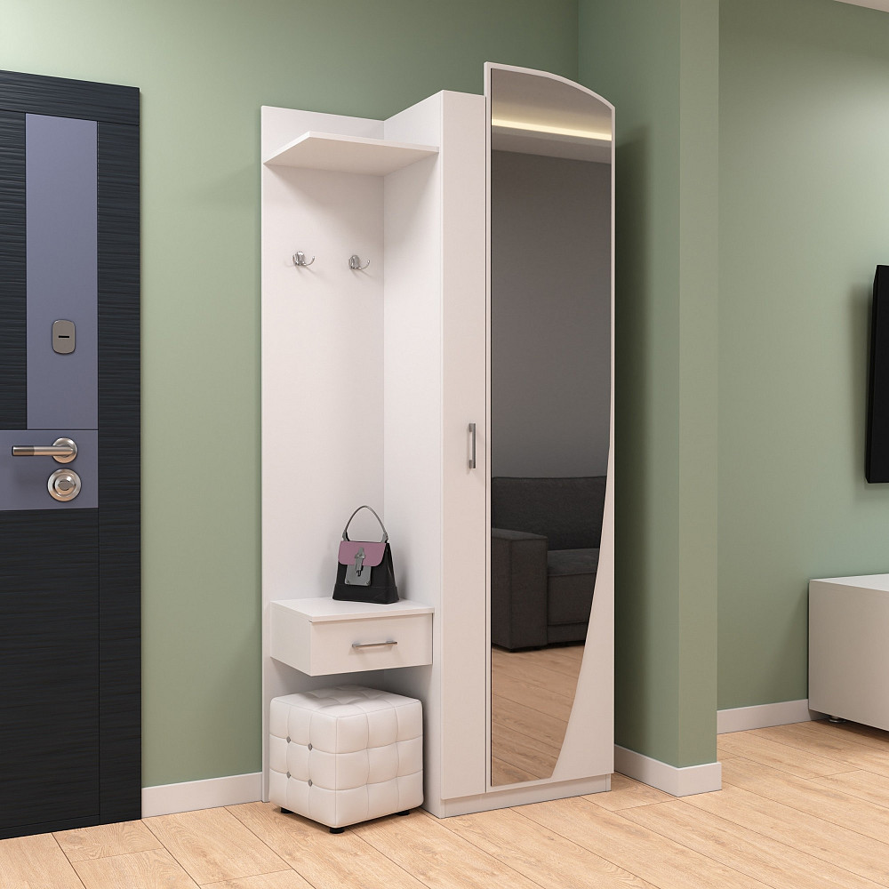 Передпокій Соло-1, Білий, 1000/400/2140 Львів - фото 2