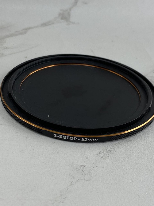 Б/у фильтр PolarPro 82mm Peter McKinnon VND Signature Edition II ND4-ND32 2-5 Stop для камеры Киев - изображение 7
