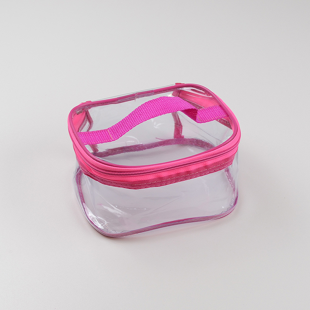 Силіконова косметичка М - 17x13x10 см (Рожевий) Суми - фото 2