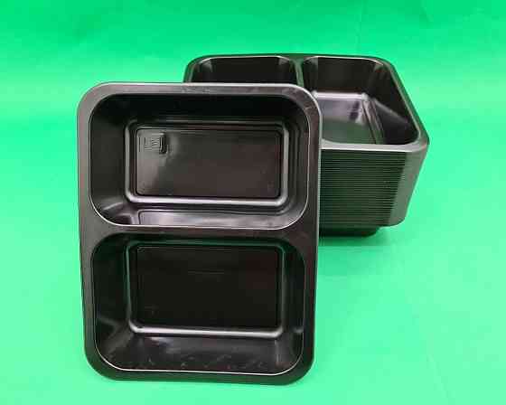 Ланч бокс полипропиленовый черный T-2   227 х 178 х 40 мм (50 шт) Харьков